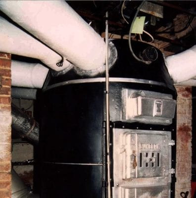 Octopus furnace ductwork.